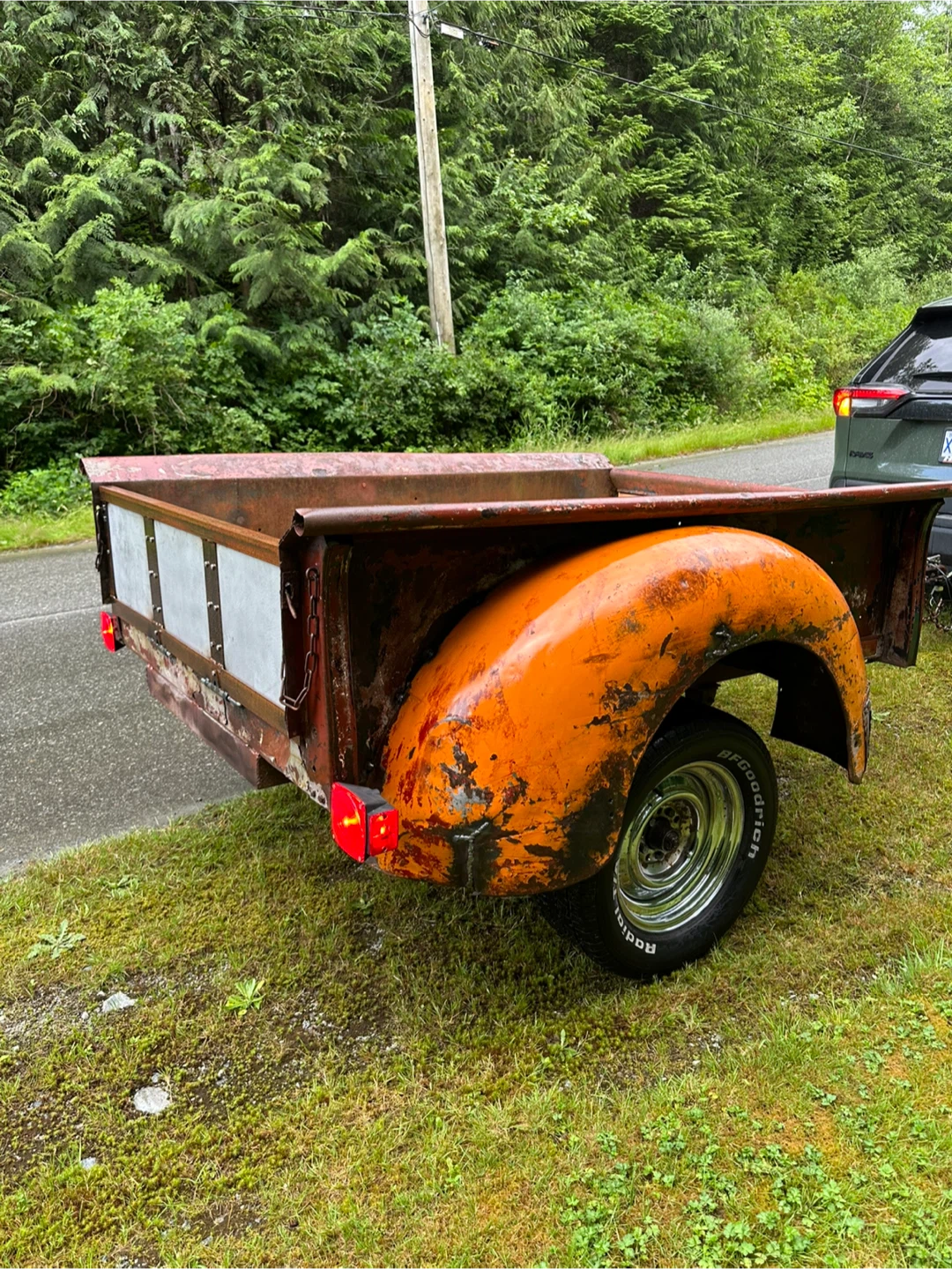 Custom rat rod utility trailer / 1947 Chevy box - photo 3