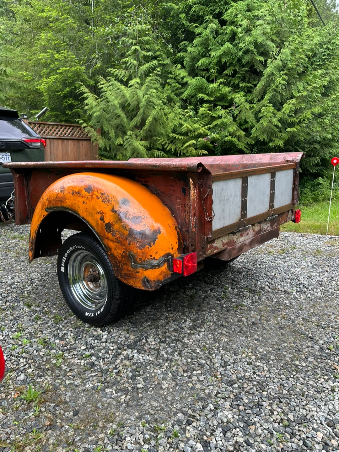Custom rat rod utility trailer / 1947 Chevy box - photo 5