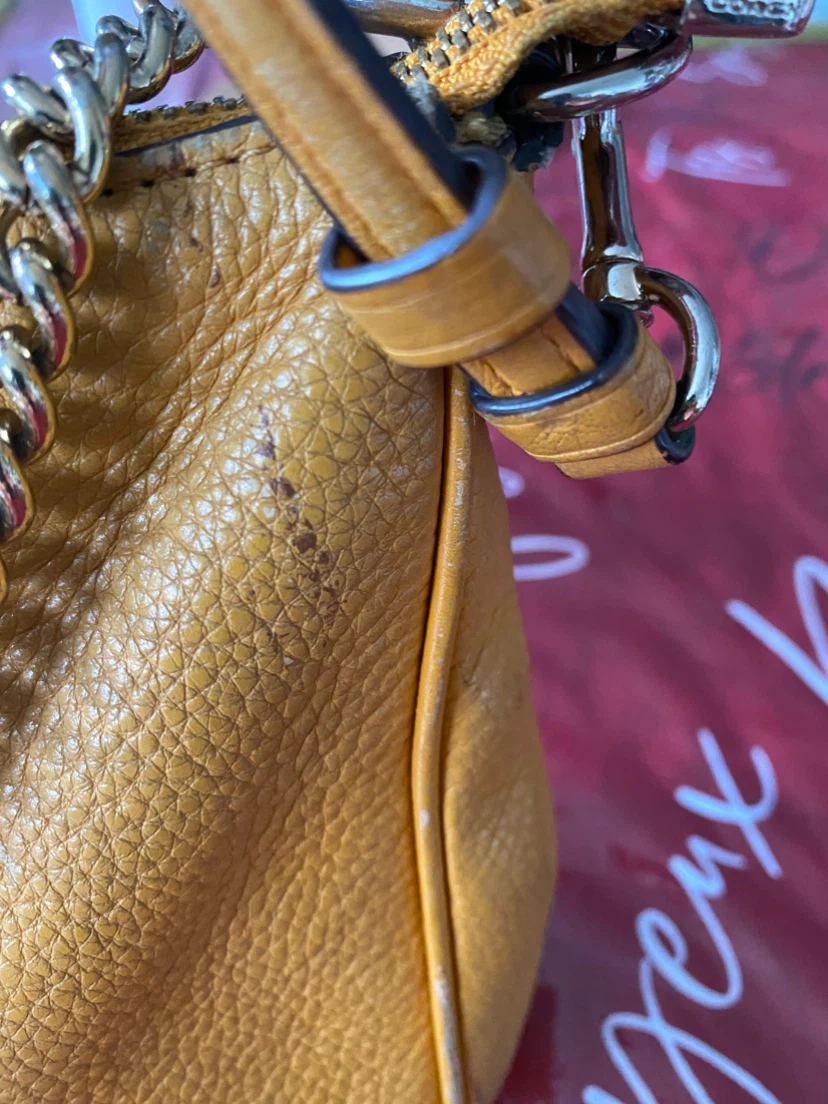 Coach Yellow Leather Shoulder Bag - photo 2