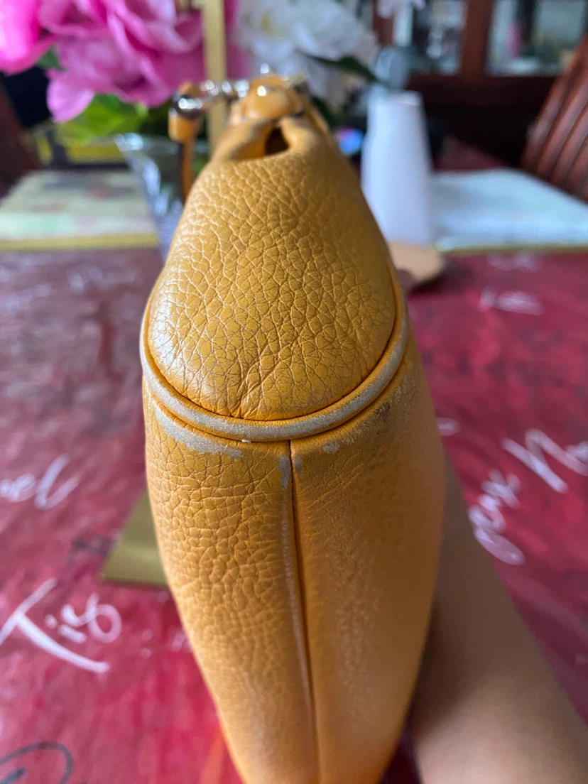 Coach Yellow Leather Shoulder Bag - photo 4