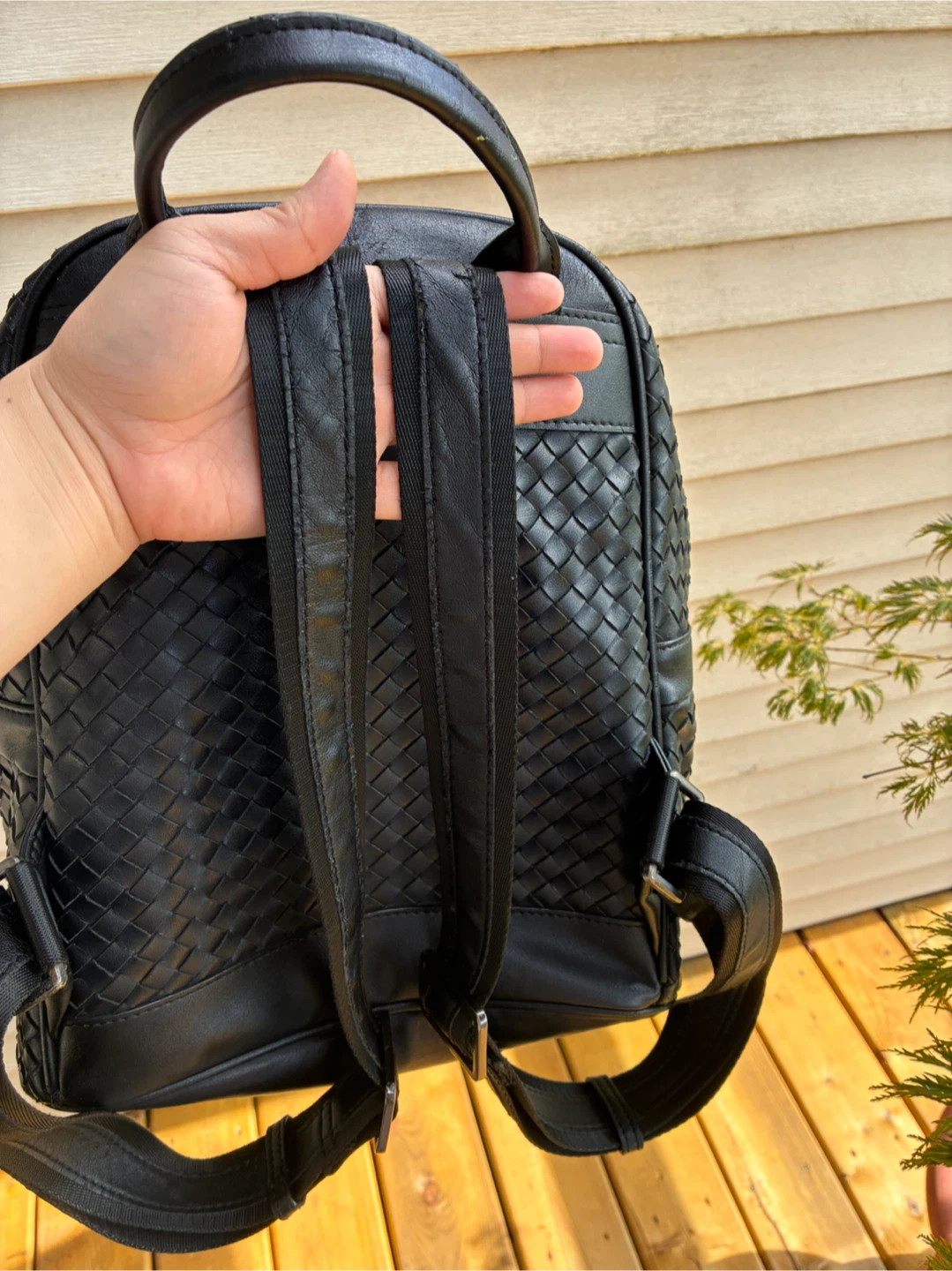Weaved bagpack - photo 3