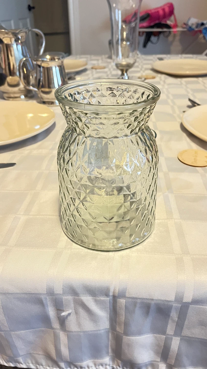 Various crystal vases $10 each - photo 4