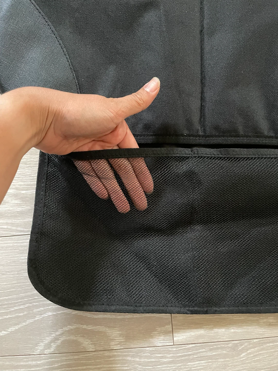 Black Car Seat Protector with Pockets - photo 3