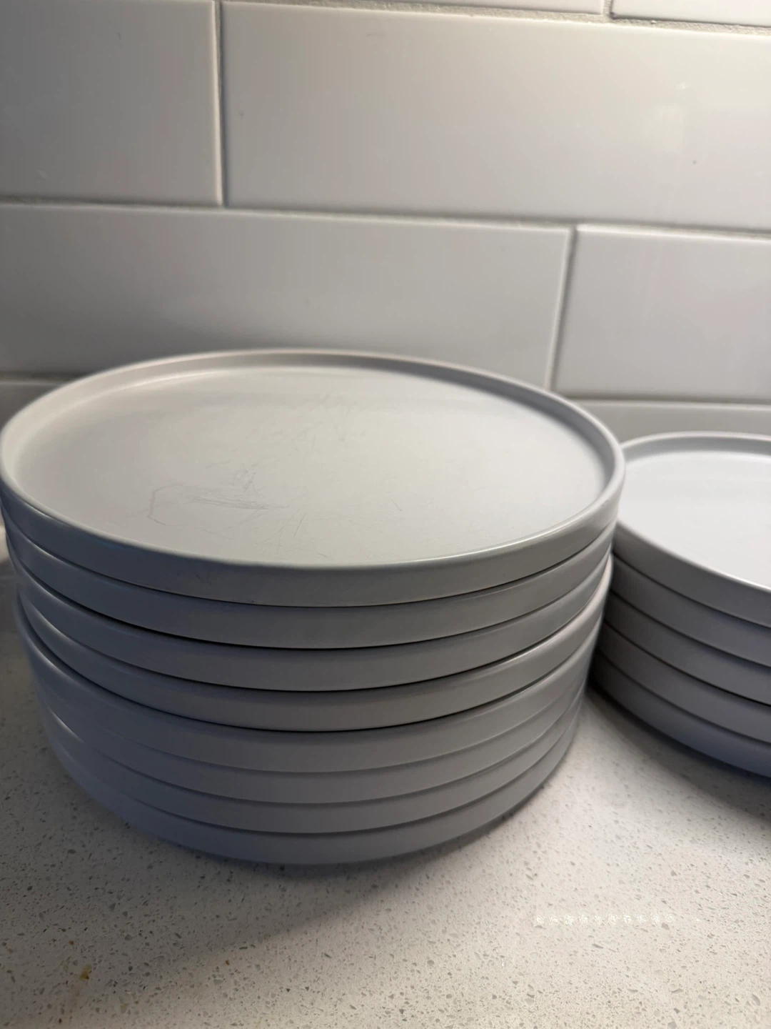 Stackable Grey Dinnerware Set - photo 2