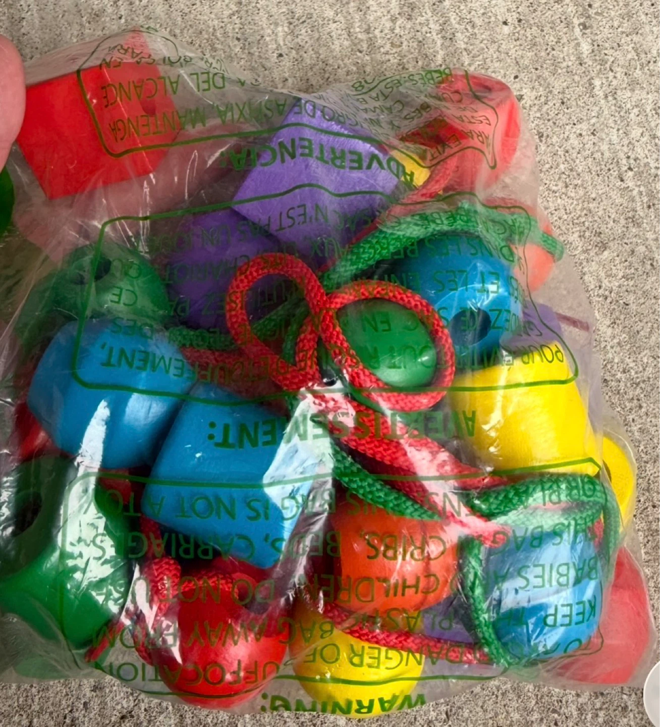 Children's Toy Beads with String