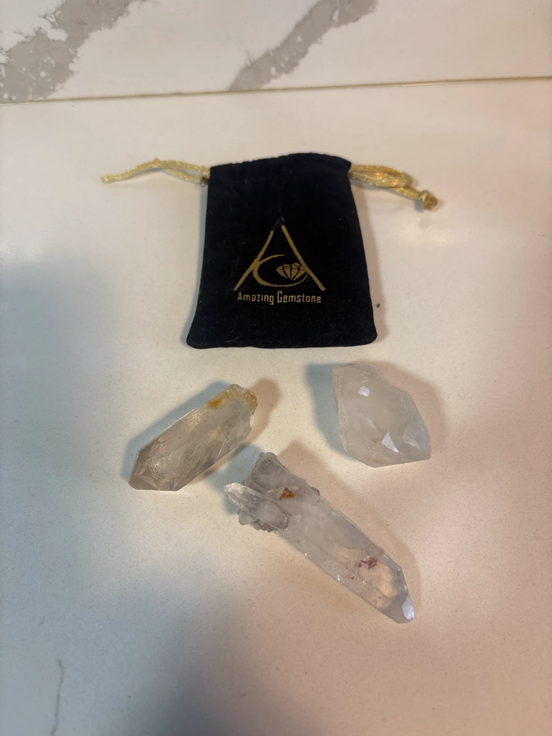 Gemstone Crystal Points (Set of 3) - photo 2