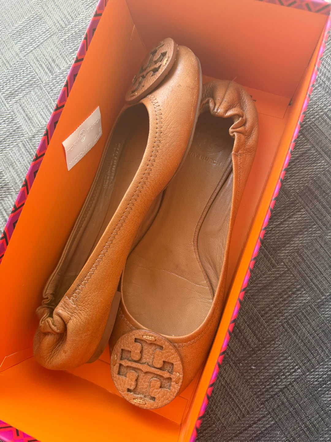 Tory Burch minnie ballet flats size 8