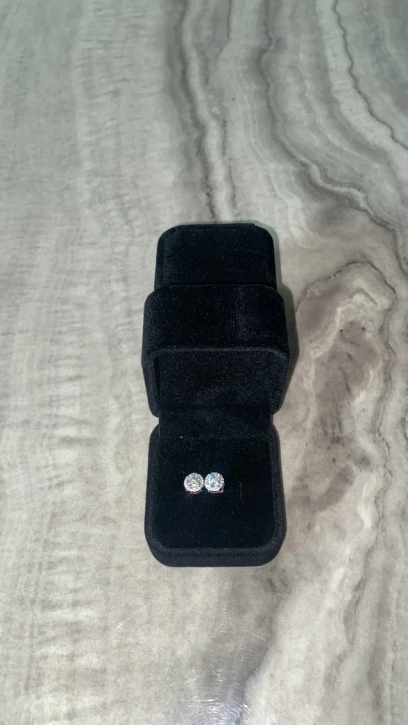 Certified VVS1 Stud Earrings -Sterling💎 - photo 5