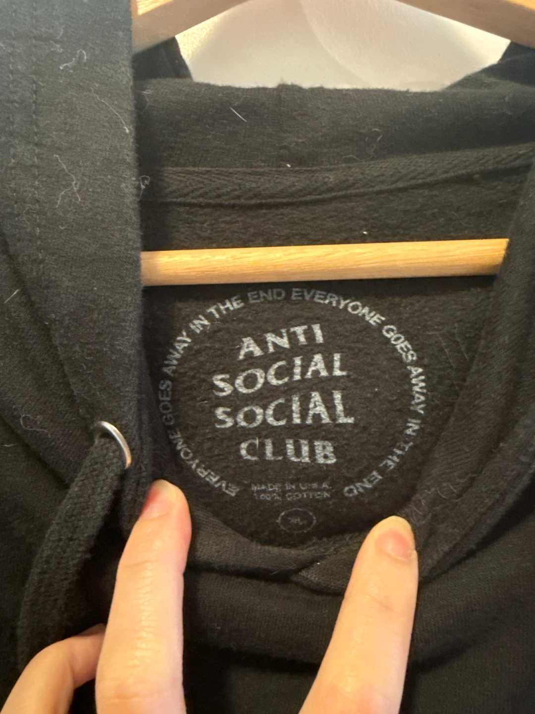 XL Anti Social Social Club Hoodie - photo 4