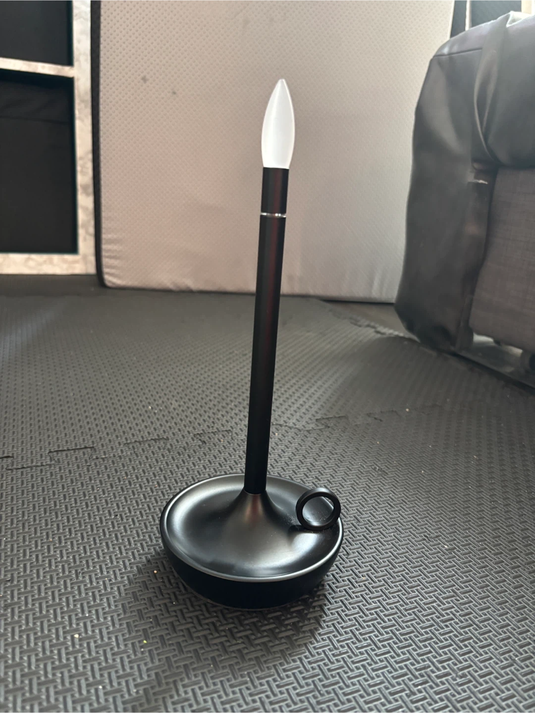 Black LED Candle Lamp