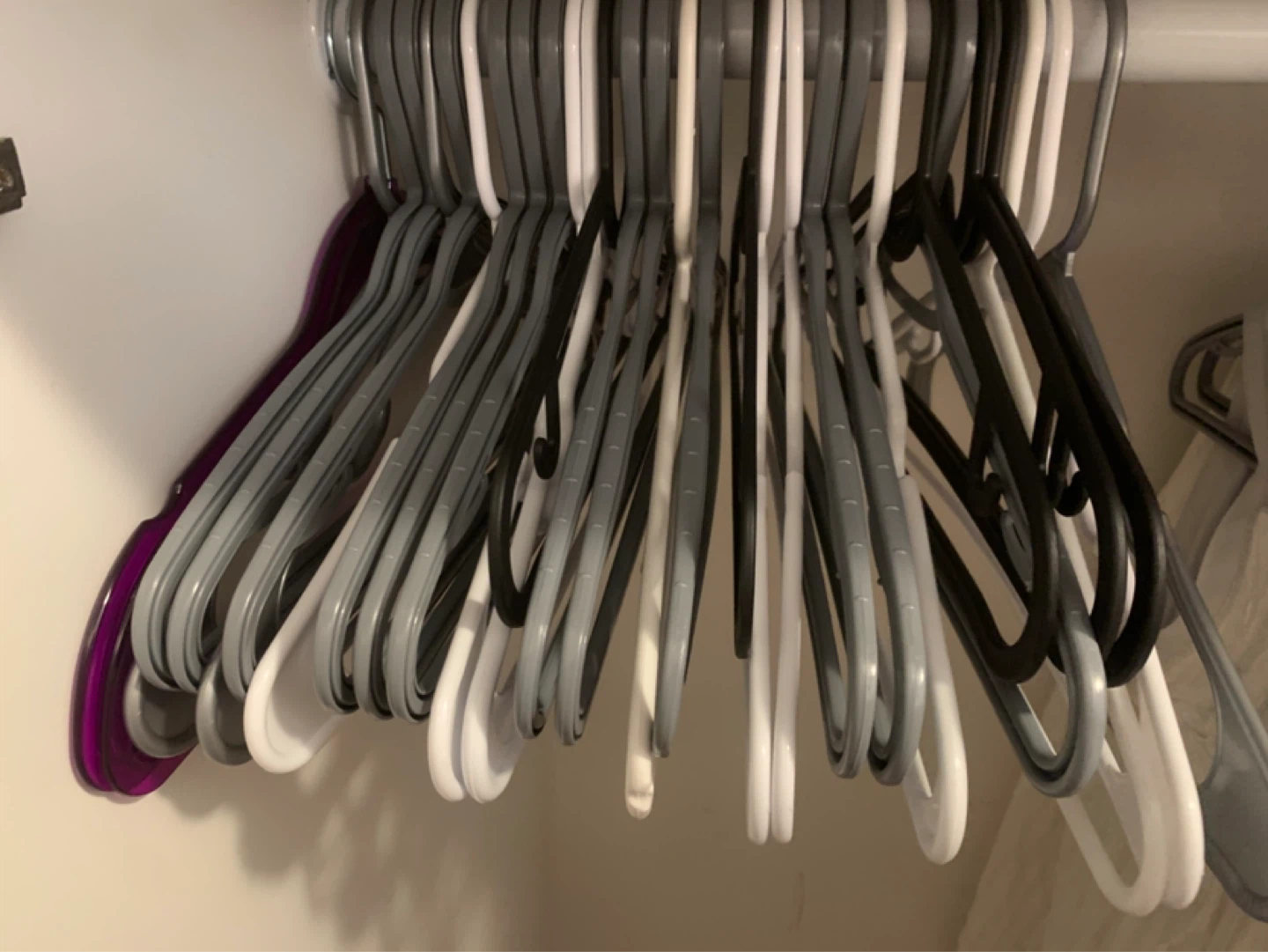 55 Assorted Plastic Clothes Hangers - photo 2