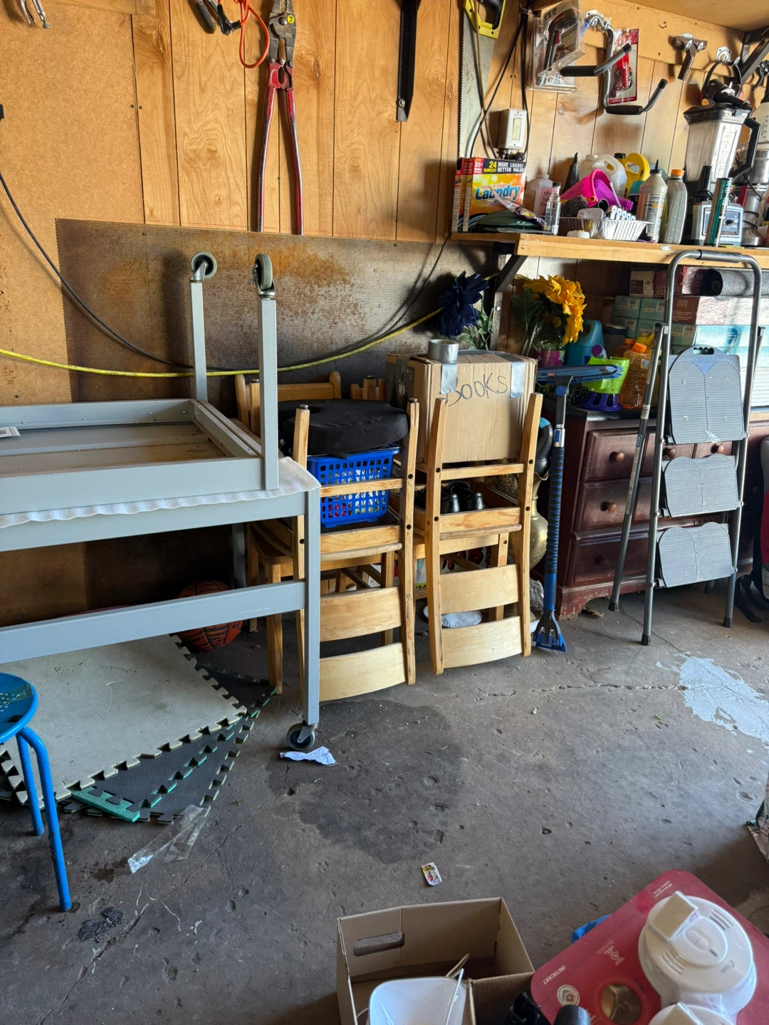 Metal Utility Cart / rolling table with Wheels - photo 2