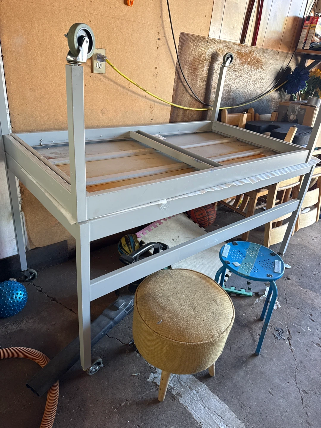 Metal Utility Cart / rolling table with Wheels - photo 4
