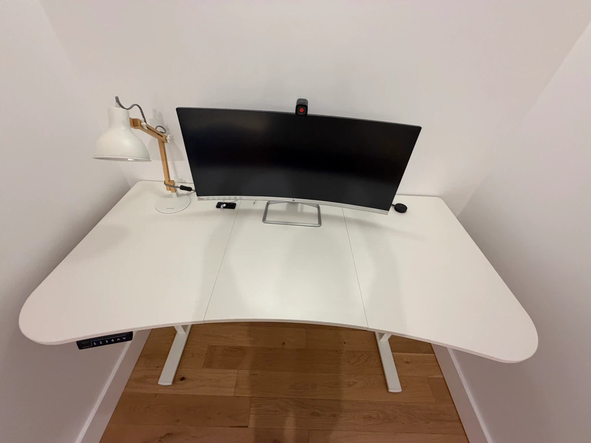 Electric Standing Desk White - photo 2