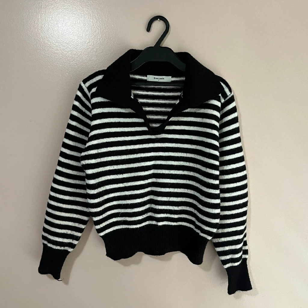 Striped Knit Sweater