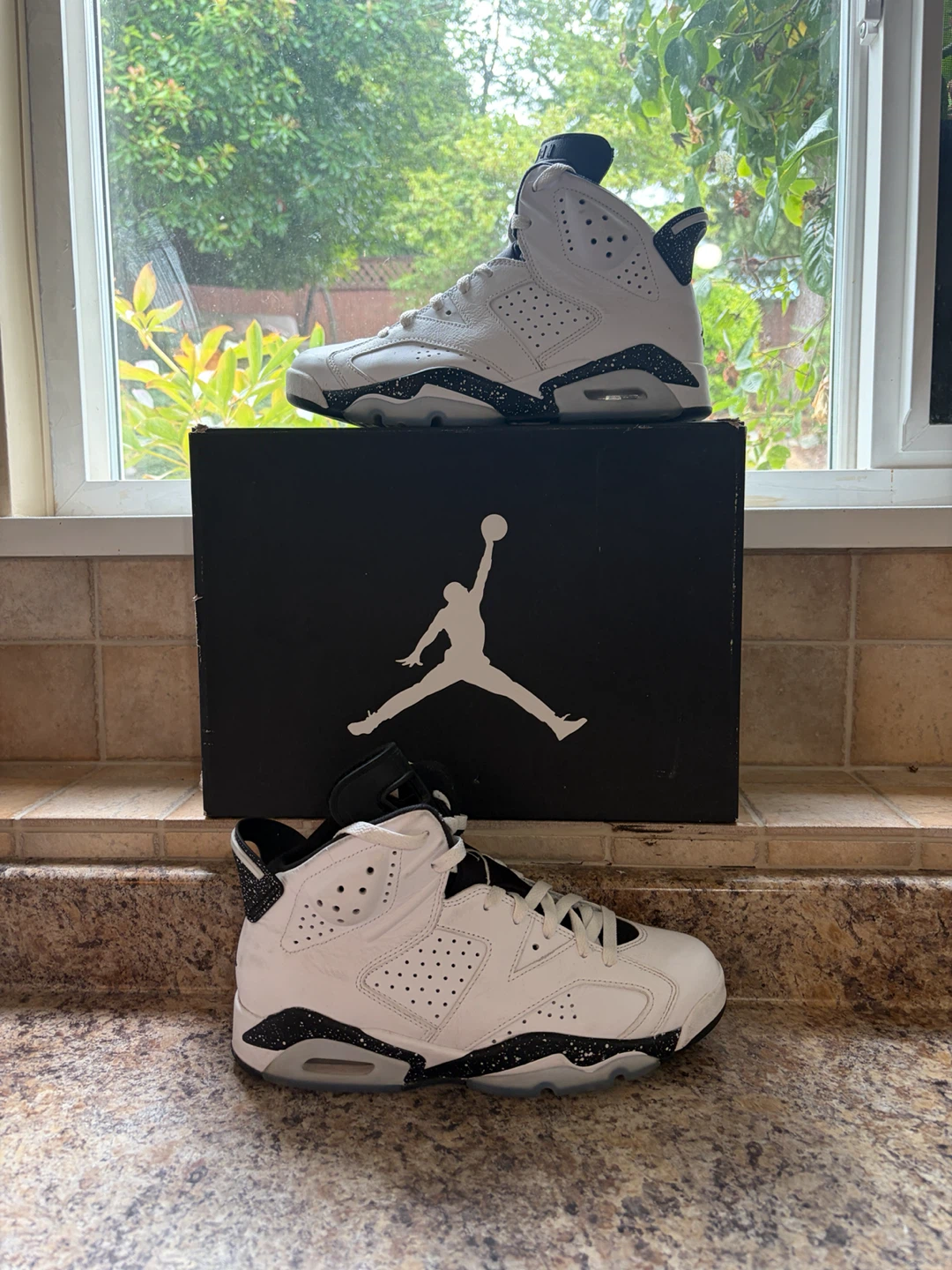Air Jordan 6 Retro Sneakers White/Black