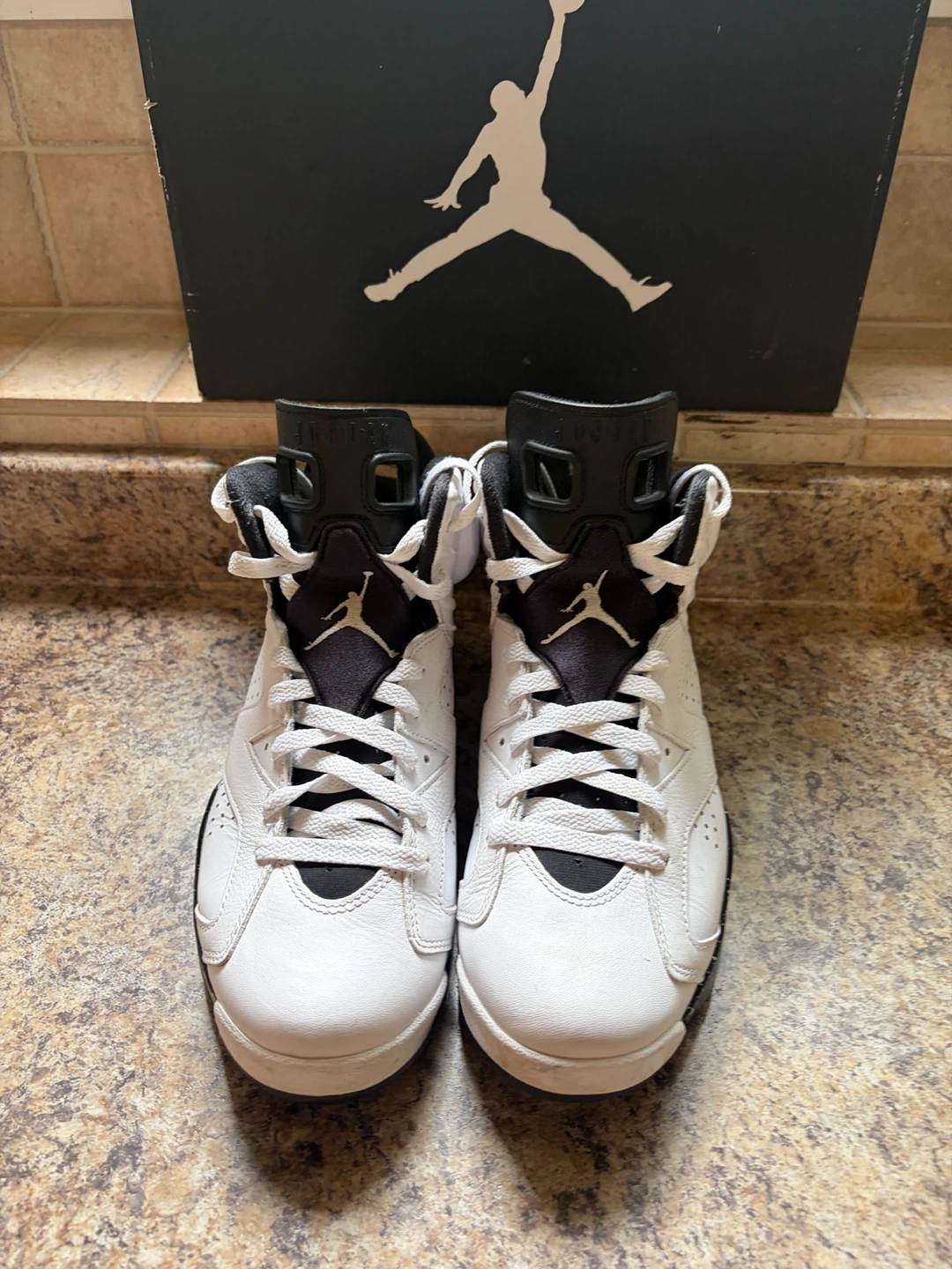Air Jordan 6 Retro Sneakers White/Black - photo 4