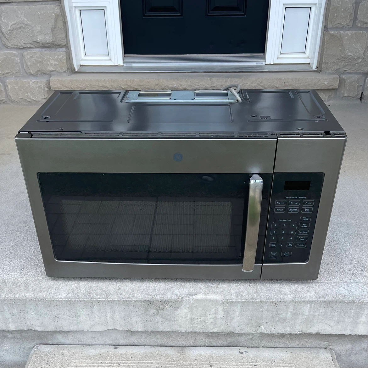 GE Over The Range Microwave (Slate) - Read Description