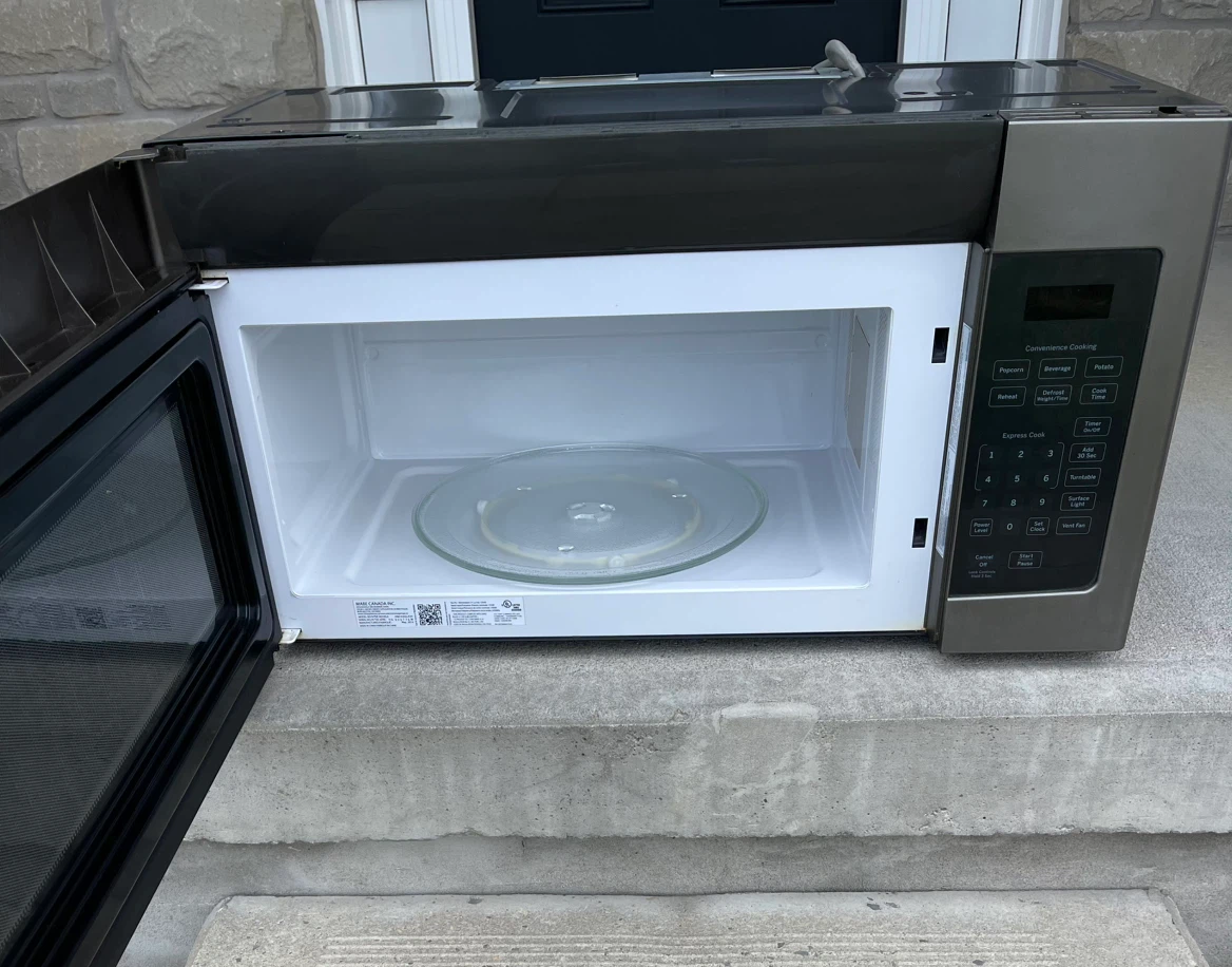 GE Over The Range Microwave (Slate) - Read Description - photo 2