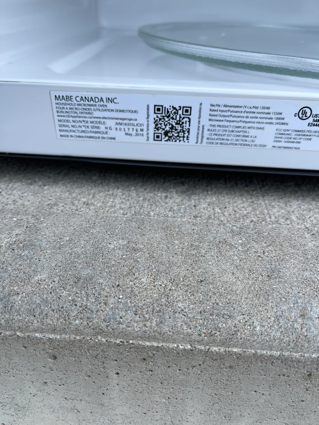 GE Over The Range Microwave (Slate) - Read Description - photo 3