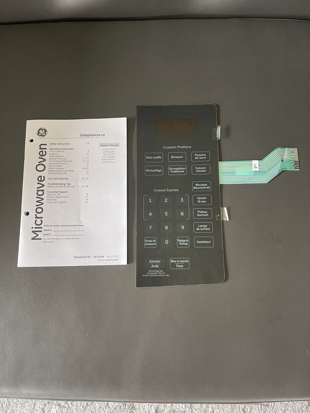 GE Over The Range Microwave (Slate) - Read Description - photo 4