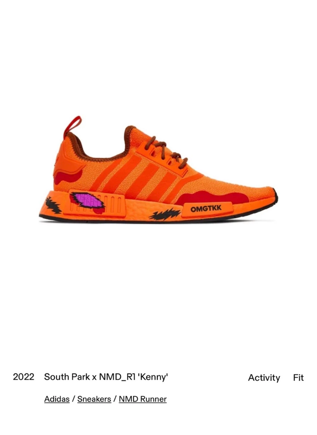 Adidas South Park x NMD_R1 'Kenny' Sneakers - photo 2
