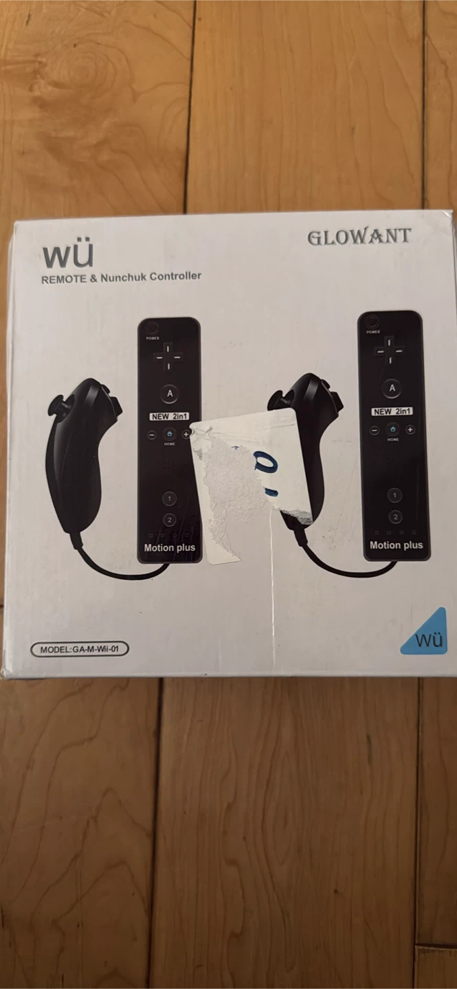 GLOWANT Wii Remote & Nunchuk Controller Set