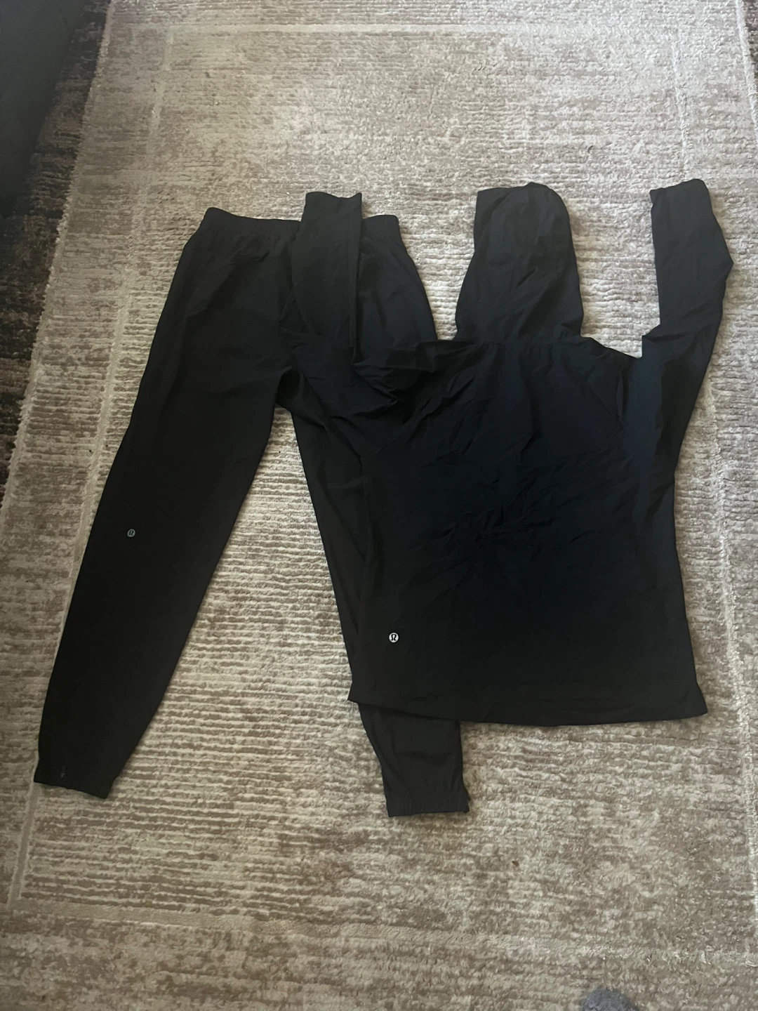 Lululemon Black Tracksuit Set
