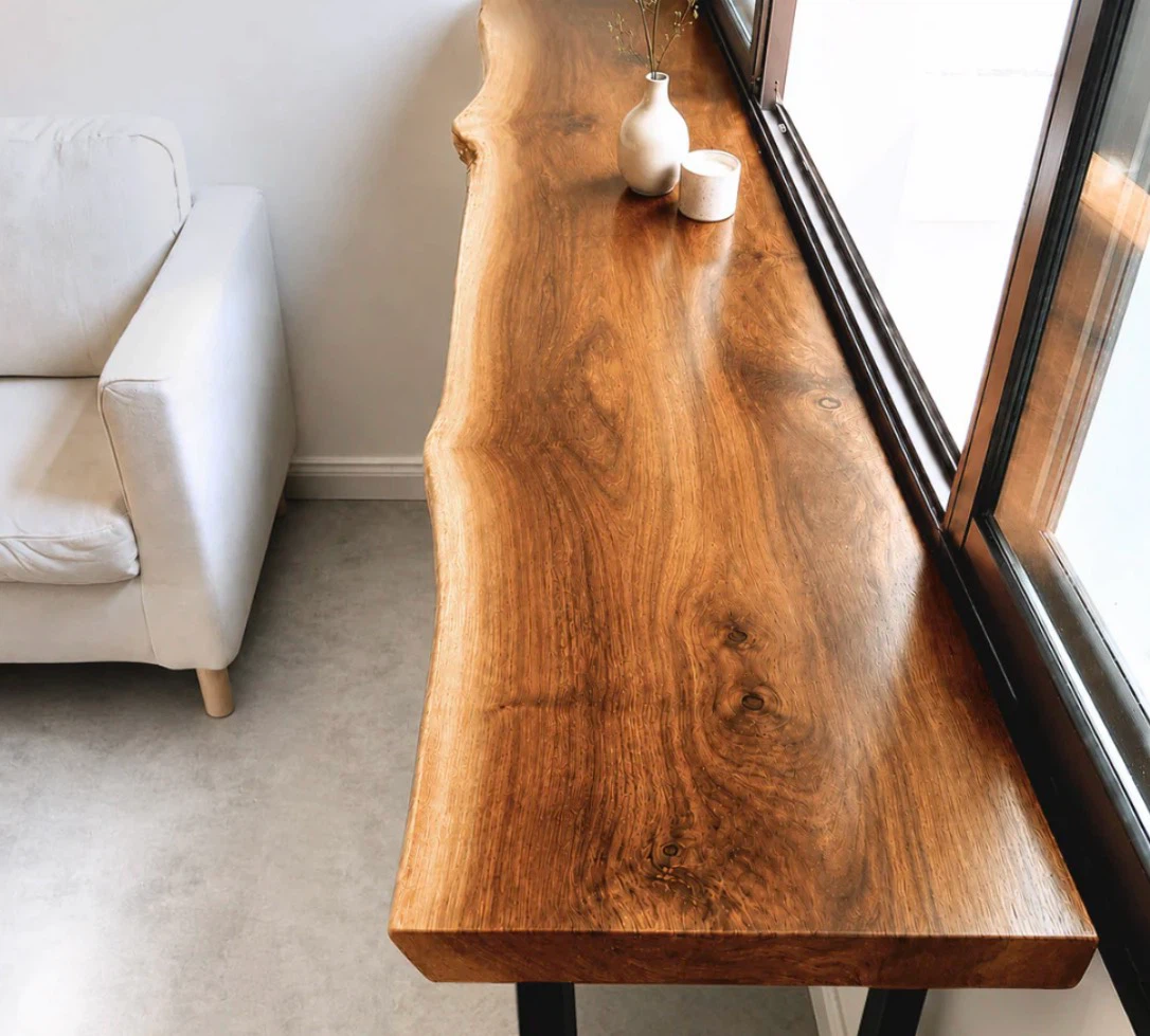 Custom Live Edge Console Entry or Hallway Table - photo 2