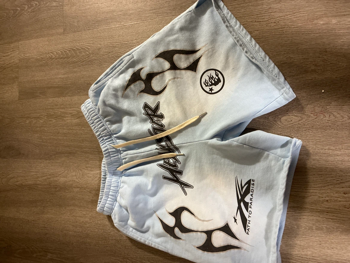 Hellstar Shorts Light Blue Size Medium