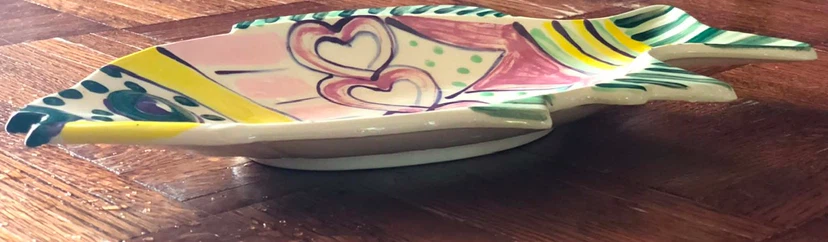 Hand-painted Ceramic Fish Dish - photo 3