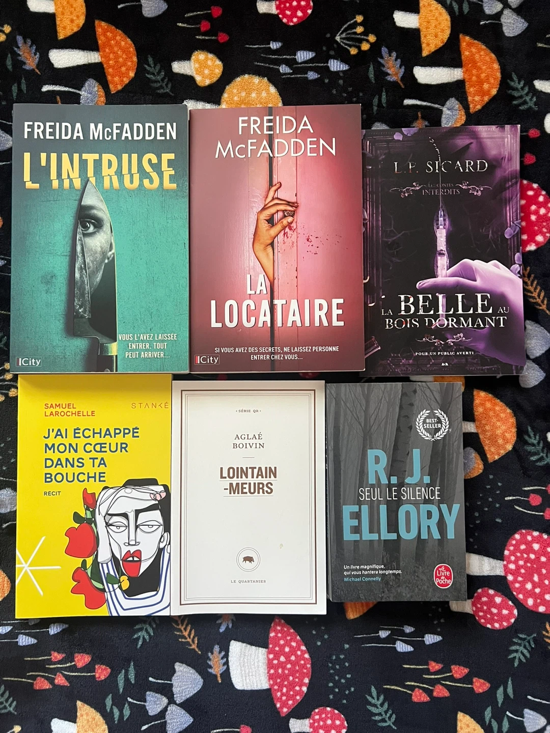 Lot de 5 livres : thrillers et récits