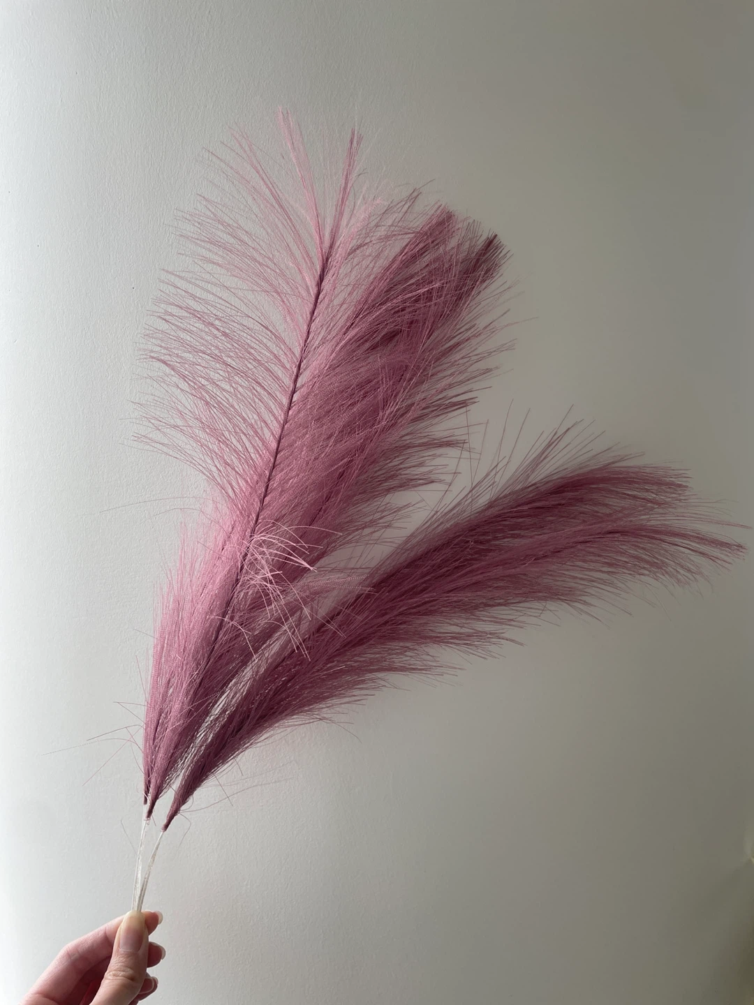 Fake Pink Pampas Grass Decor