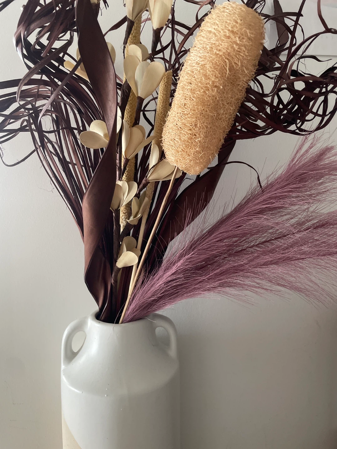 Fake Pink Pampas Grass Decor - photo 4