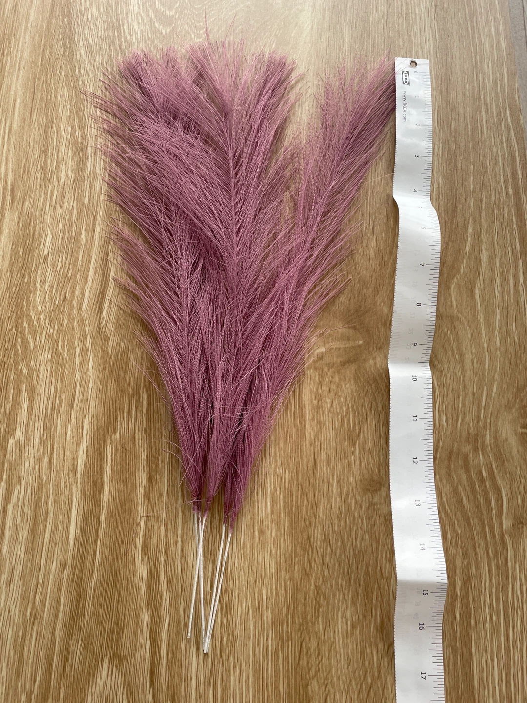 Fake Pink Pampas Grass Decor - photo 2