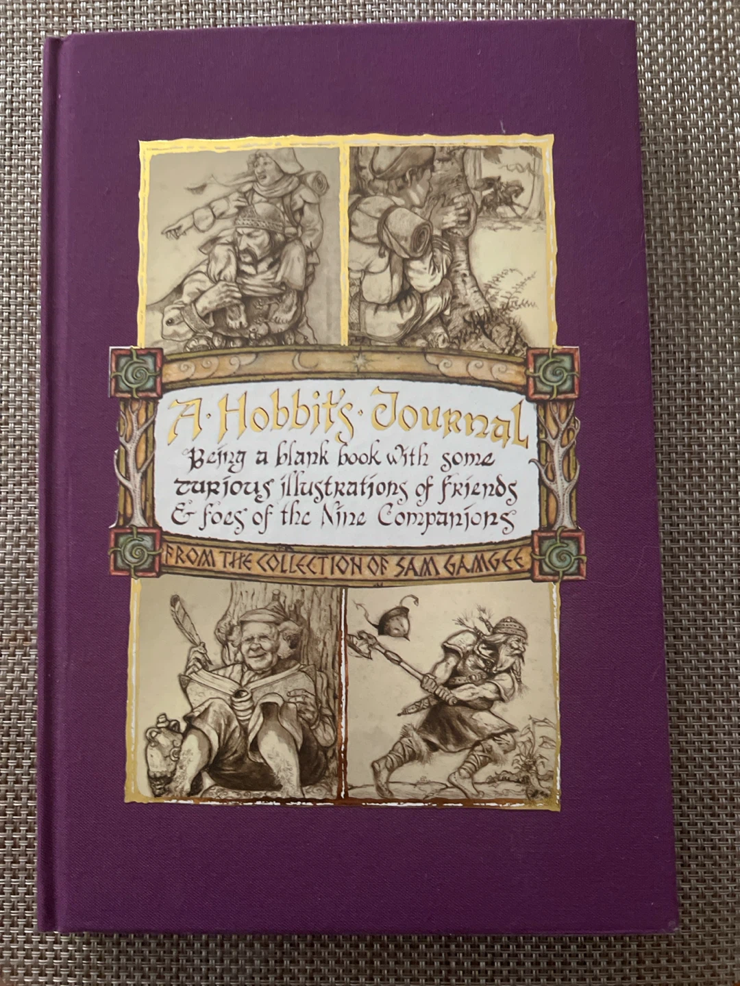 A Hobbit's Journal Blank Book with Illustrations