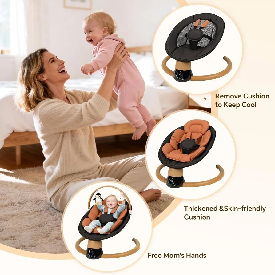 🔥 Brand New – Electric Baby Swing - photo 5