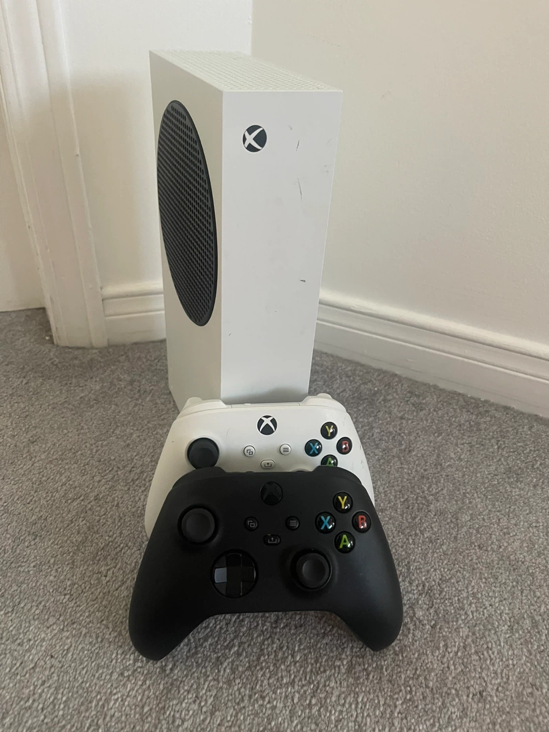 Xbox Series S Console with Two Controllers