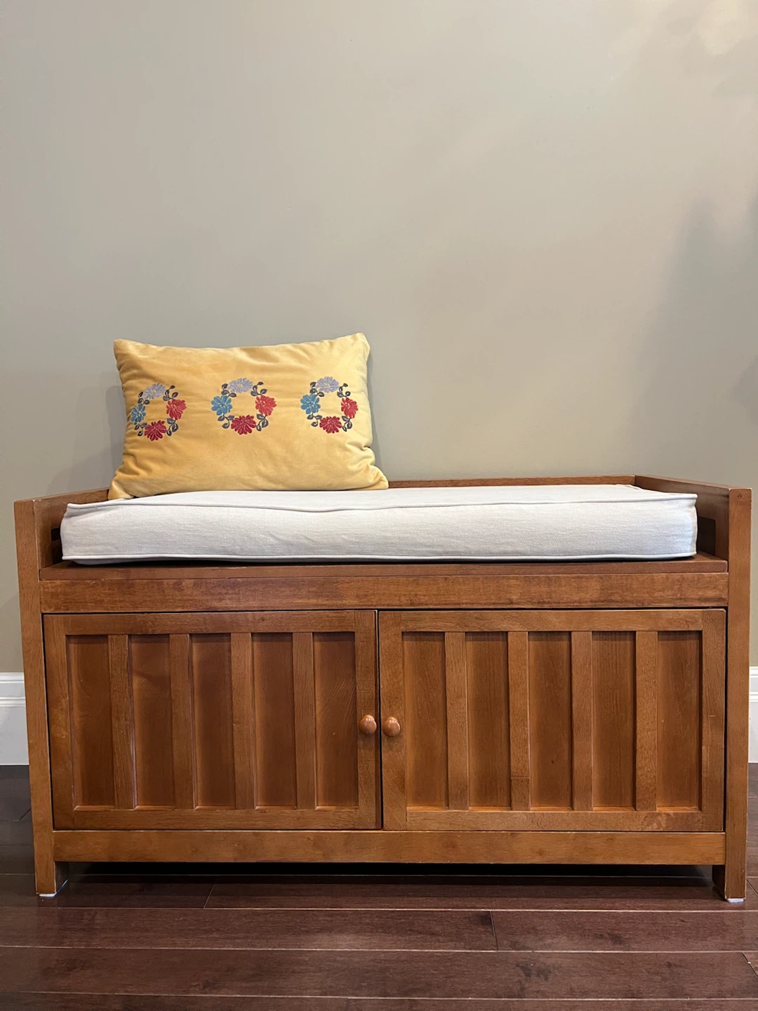 Premium Solid Ash Hardwood Storage Bench