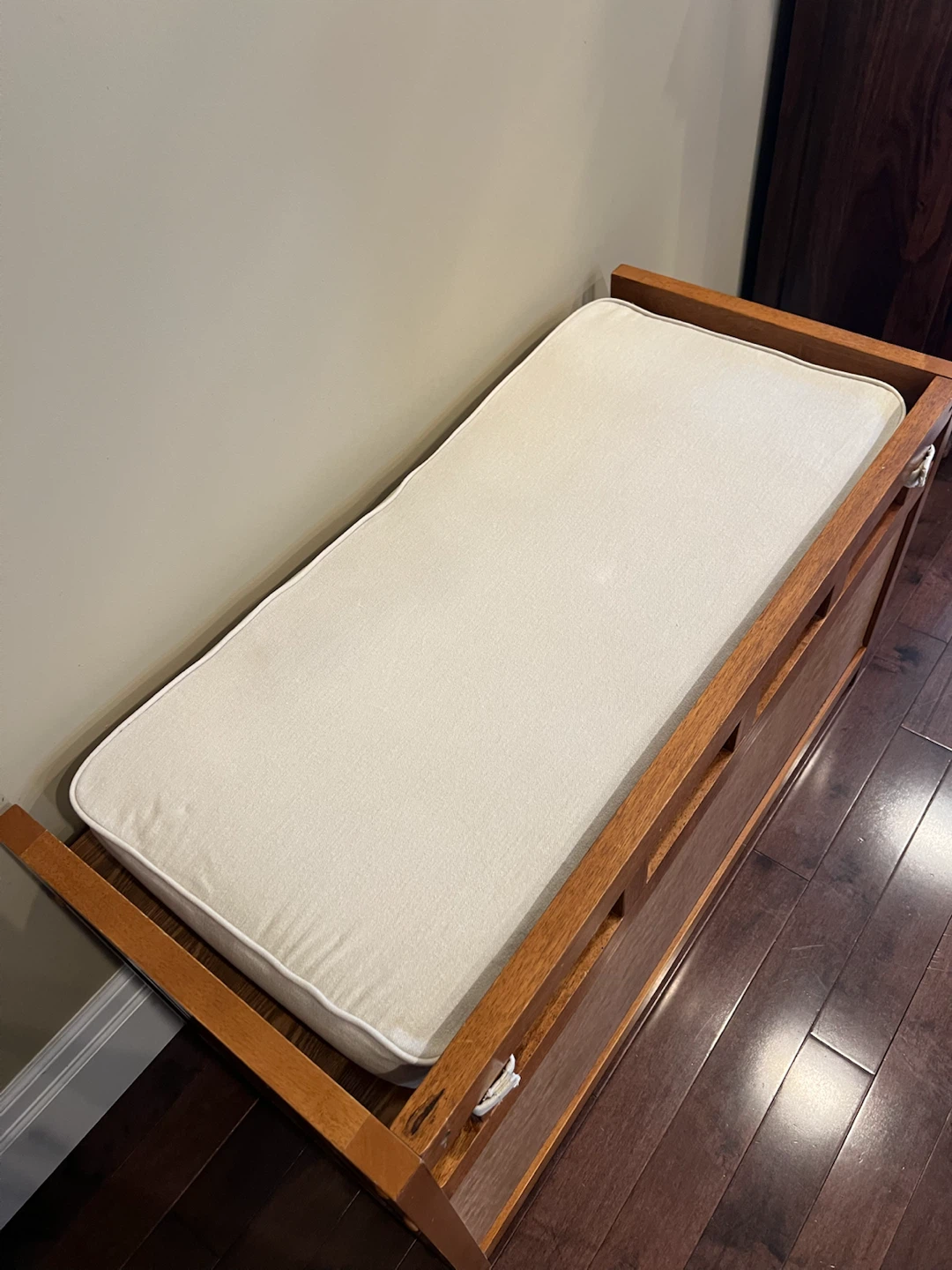 Premium Solid Ash Hardwood Storage Bench - photo 5