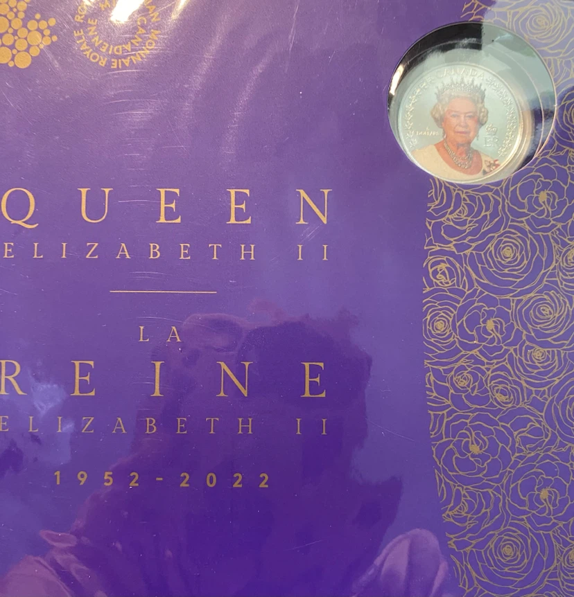 Royal Canadian Mint Queen Elizabeth II Tribute Coin 1952-2022