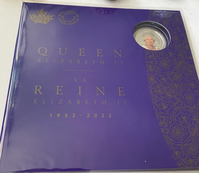 Royal Canadian Mint Queen Elizabeth II Tribute Coin 1952-2022 - photo 2