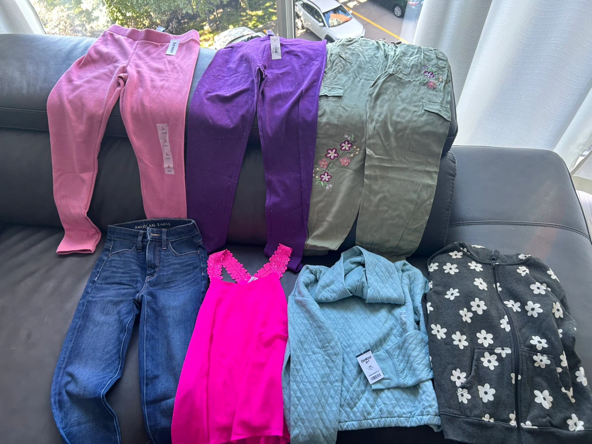 Girls' Clothing Bundle - OshKosh, Old Navy, American Eagle