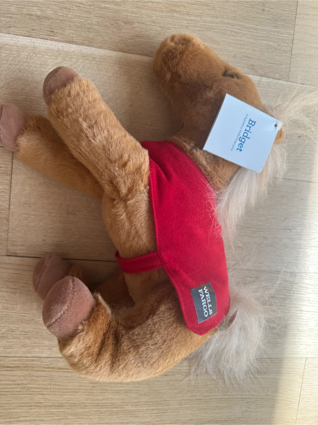 Bridget Plush Horse with Wells Fargo Saddle