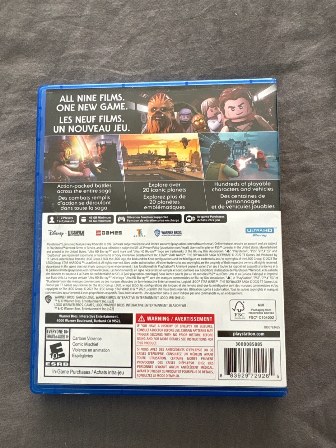 LEGO Star Wars The Skywalker Saga PS5 Video Game - photo 2