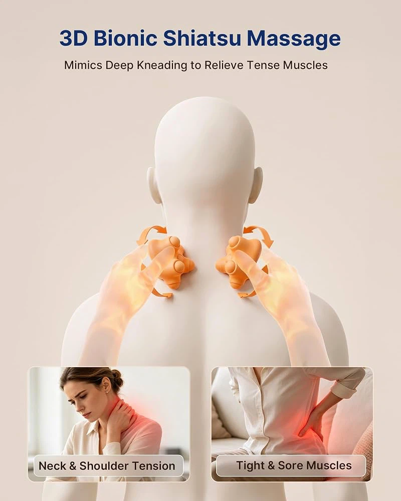 🔥 Brand New – Neck & Shoulder Massager with Heat - photo 3