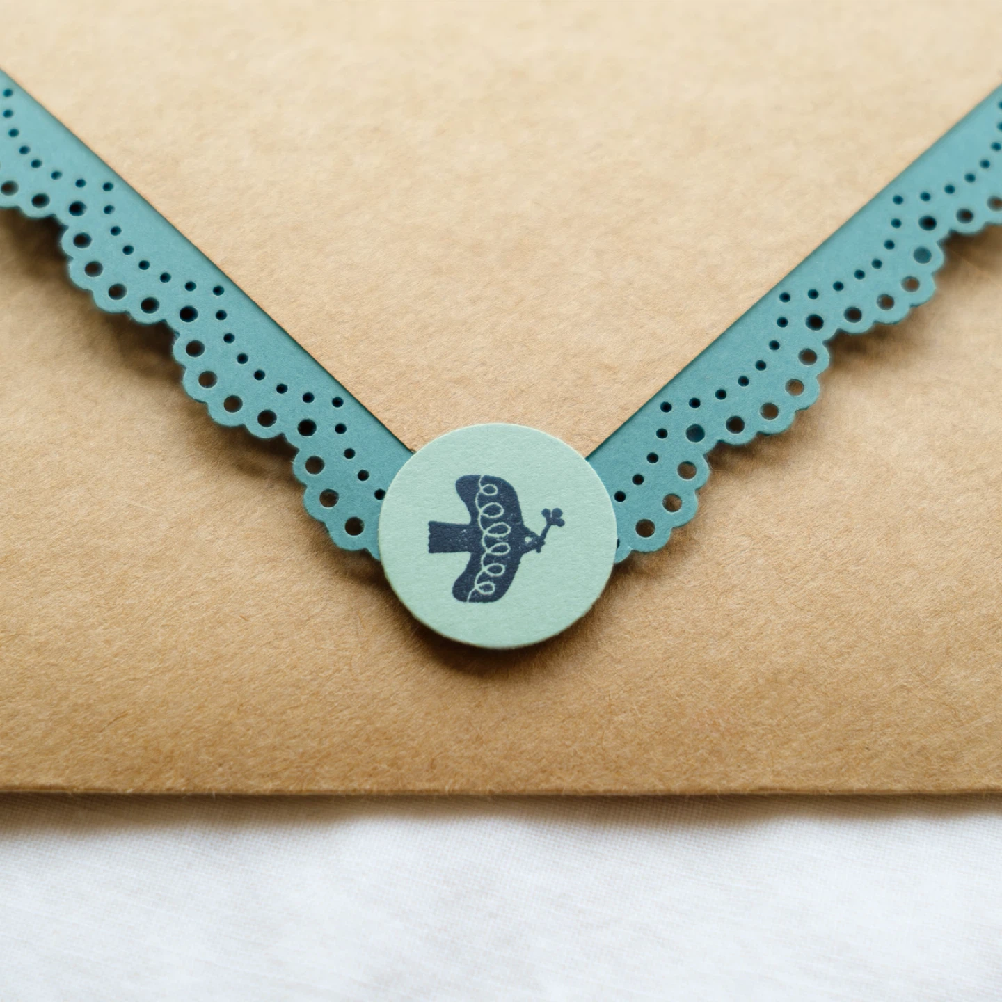 Handmade Envelopes with Doily Lace Detail - New - photo 3