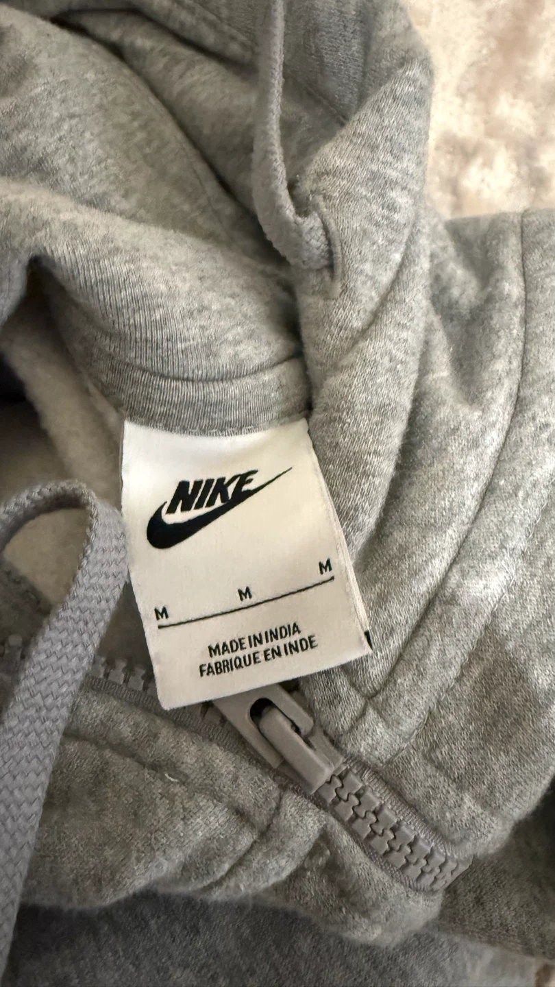 Nike Grey Full-Zip Hoodie - photo 4