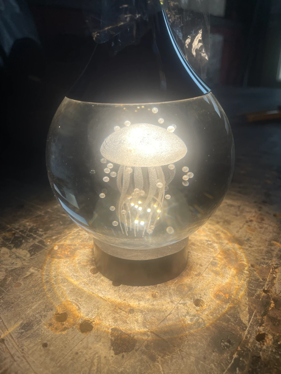 Hanging Jellyfish Led Light Fixture