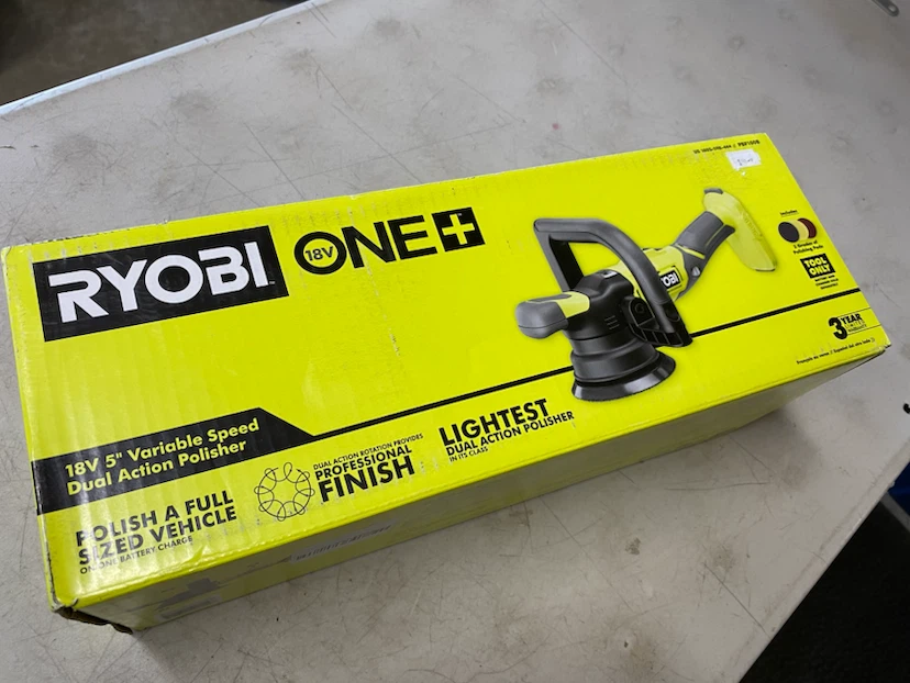 Ryobi 18V ONE+ 5” VS Dual sander/polisher tool only. New in box